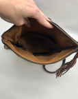 Patricia Nash Beige Raffia And Leather Luzille Convertible Backpack