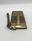 Patricia Nash Metallic Gold Leather Wristlet Wallet