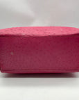 Kate Spade Pink Ostritch Leather Anisha Bexley Shoulder Bag