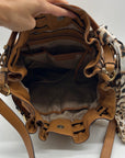 Michael Kors Brown Pebbled Leather Slouchy Shoulder Bag