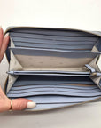Kate Spade Baby Blue Saffiano Leather Laurel Way Neda Wallet