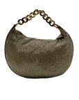 Nina Gold Mesh Mini Bag With Pouch