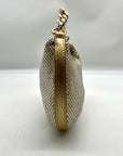 Nina Gold Mesh Mini Bag With Pouch