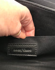 See by Chloé Joan Ladylike Black Leather & Suede Top Handle Satchel