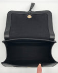 See by Chloé Joan Ladylike Black Leather & Suede Top Handle Satchel