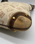 Loewe Tan Canvas Fabric Shoulder Bag