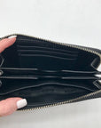 Michael Kors Black Monogram Canvas Fulton Wristlet