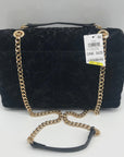 I.N.C. International Concepts Black Velvet Ajae Quilted Convertible Crossbody - NWT