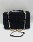 I.N.C. International Concepts Black Velvet Ajae Quilted Convertible Crossbody - NWT