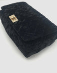 I.N.C. International Concepts Black Velvet Ajae Quilted Convertible Crossbody - NWT