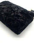 I.N.C. International Concepts Black Velvet Ajae Quilted Convertible Crossbody - NWT