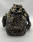 Juicy Couture Leopard Print Velvet Tote Bag