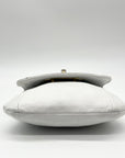 Zina Eva White Leather Small Crossbody Bag