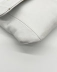 Zina Eva White Leather Small Crossbody Bag
