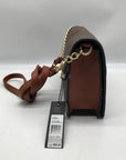 London Fog Brown Faux Leather Marci Crossbody