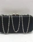 I.n.c. International Concepts Black East West Embellished Small Minaudiere Clutch