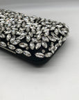 I.n.c. International Concepts Black East West Embellished Small Minaudiere Clutch
