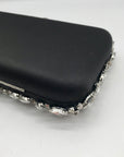 I.n.c. International Concepts Black East West Embellished Small Minaudiere Clutch
