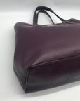 Kate Spade Burgundy Saffiano Leather Laurel Way Evangelie Satchel