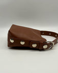 MMS Brands Brown Leather Bucket Bag