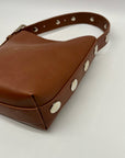 MMS Brands Brown Leather Bucket Bag