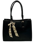 Unbranded Black Faux Leather Tote