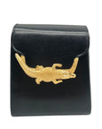 Unbranded Black Golden Crocodile Crossbody