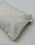 MMs Brands White Fabric Coin Purse