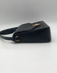 Michael Kors Black Pebbled Leather Jessie Shoulder Bag