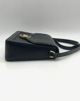 Michael Kors Black Pebbled Leather Jessie Shoulder Bag