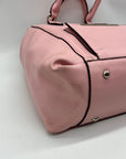 Kristine Pink Faux Leather Satchel Bag