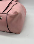 Kristine Pink Faux Leather Satchel Bag