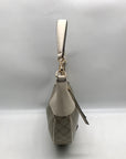 Nine West Beige Logo Milk Byron Hobo Bag