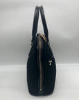 Halston Heritage Black Suede Convertible Satchel