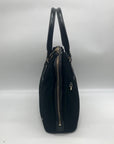 Halston Heritage Black Suede Convertible Satchel