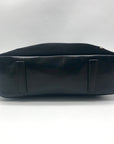 Halston Heritage Black Suede Convertible Satchel