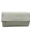 I.N.C. International Concepts White Faux Leather Averry Tunnel Small Crossbody