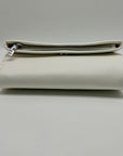 I.N.C. International Concepts White Faux Leather Averry Tunnel Small Crossbody