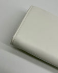I.N.C. International Concepts White Faux Leather Averry Tunnel Small Crossbody