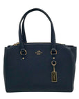 Coach Navy Blue Leather Stanton Carryall Bag