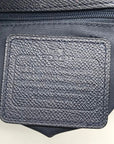 Coach Navy Blue Leather Stanton Carryall Bag