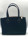 Coach Navy Blue Leather Stanton Carryall Bag