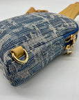 MMs Brands Handmade Blue Denim Fabric Backpack