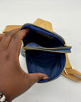 MMs Brands Handmade Blue Denim Fabric Backpack