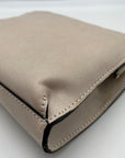 Patricia Nash Beige Leather Evangeline Floral Embossed Crossbody Bag