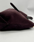 Donna Karan Georgette Suede Tote Bag
