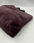 Donna Karan Georgette Suede Tote Bag