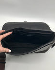 Coach Brown Pebbled Leather Warner Messenger Bag CW215