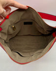 Furla Hot Pink Pebbled Leather Atena Hobo Bag