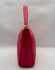 Furla Hot Pink Pebbled Leather Atena Hobo Bag